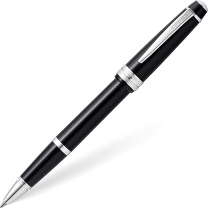 Cross Bailey Light Silver Tone Rollerball Pen with Cross Gift Box & Gift Bag AT0745