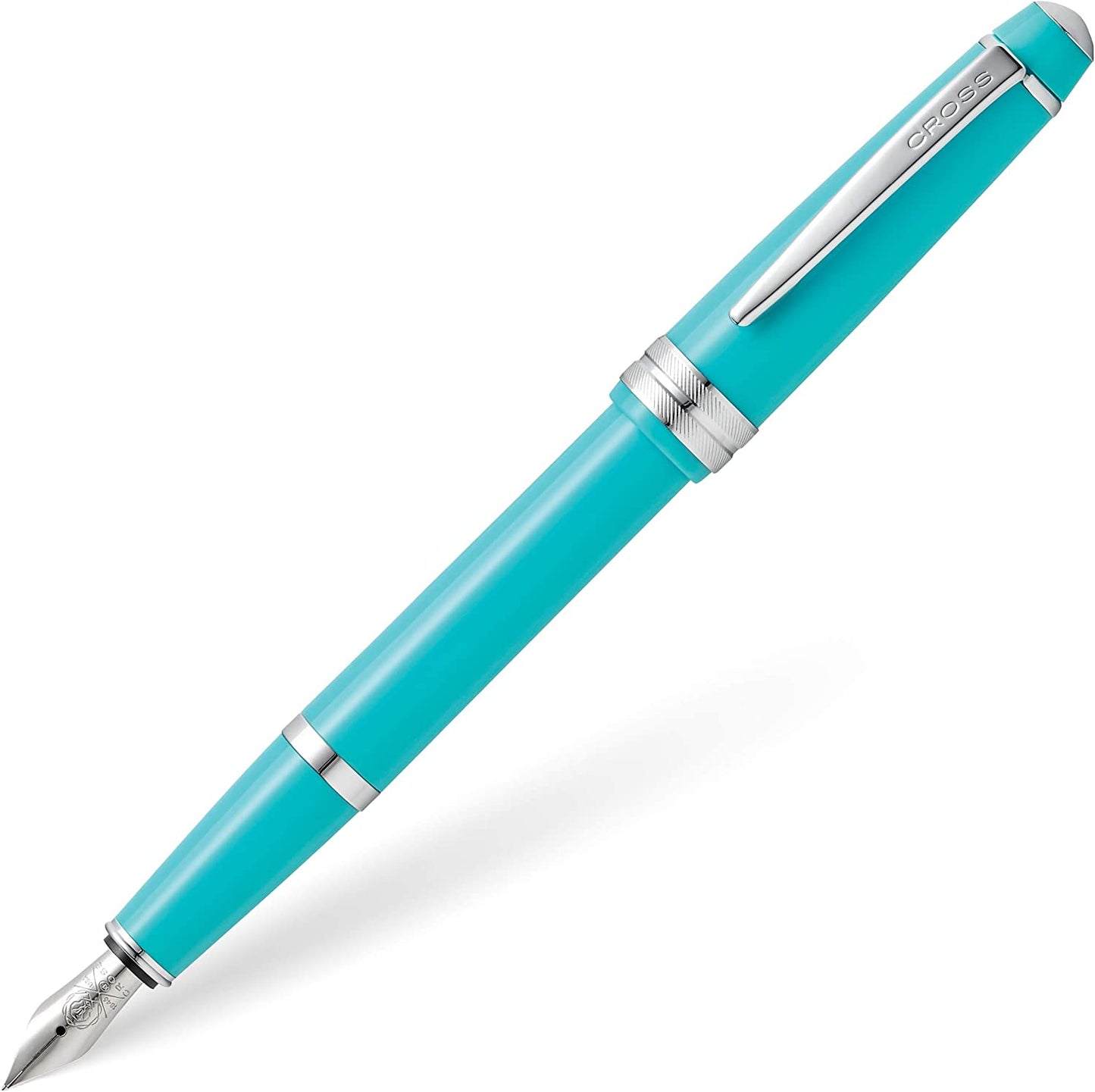 Cross Bailey Light Silver Tone Fountain Pen with Cross Gift Box & Gift Bag AT0746