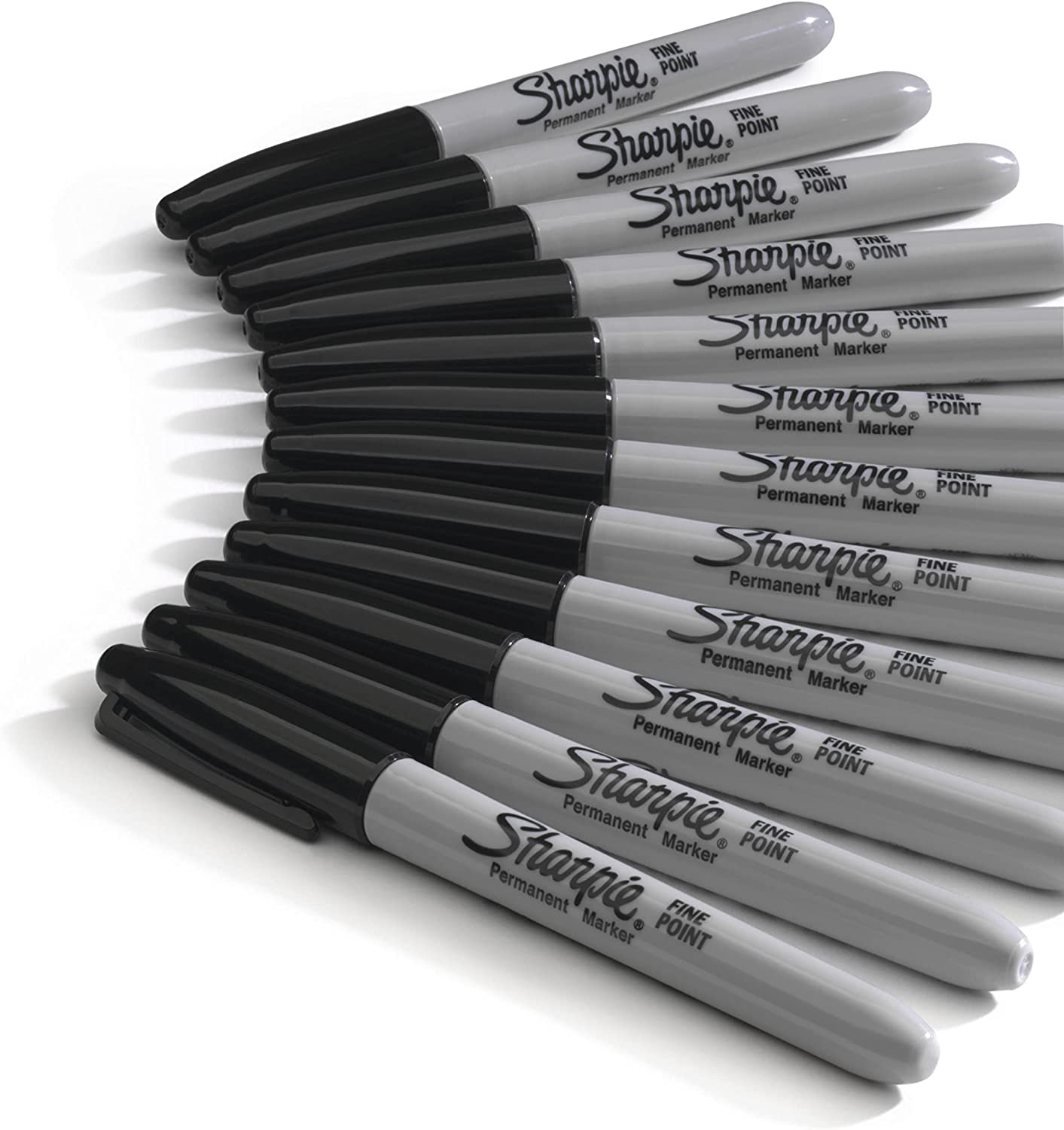 Sharpie Fine Permanent Markers Black 12 Pack