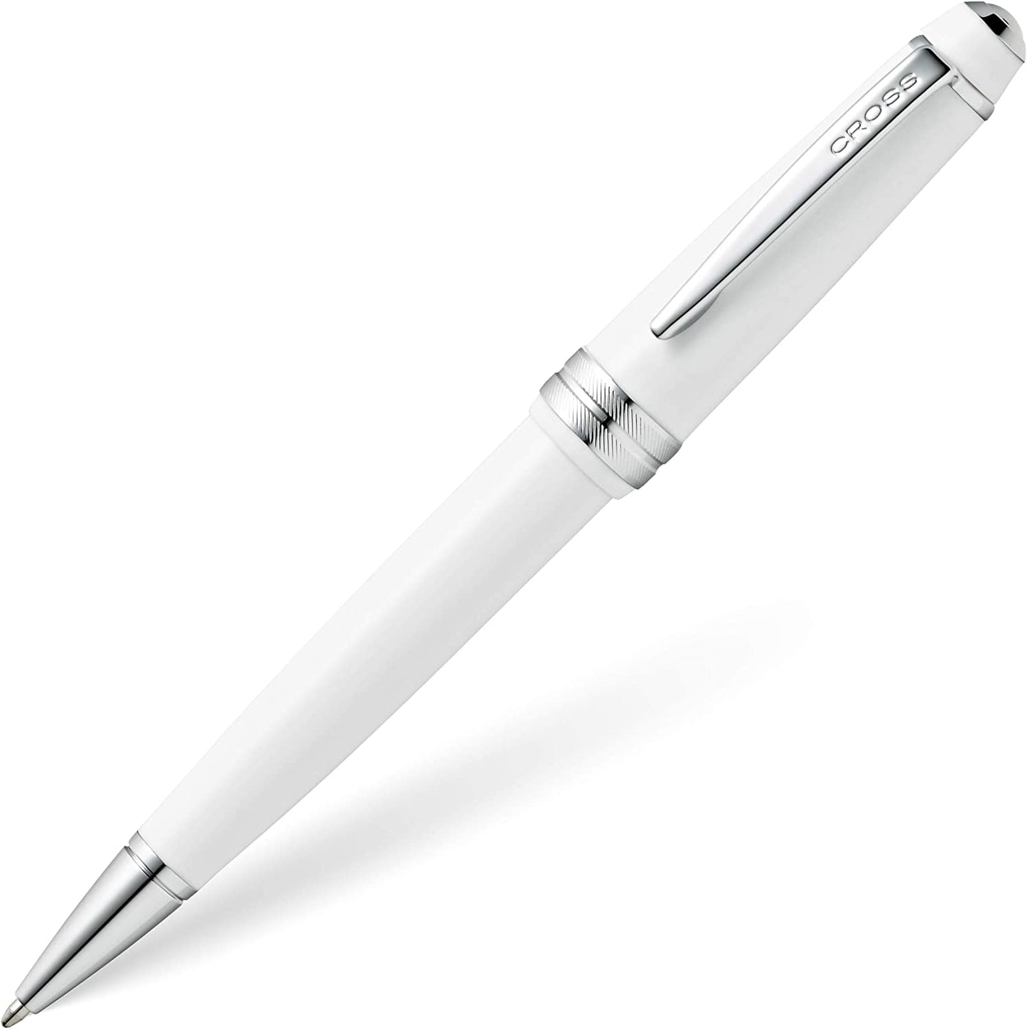 Cross Bailey Light Silver Tone Ballpoint Pen with Cross Gift Box & Gift Bag AT0742