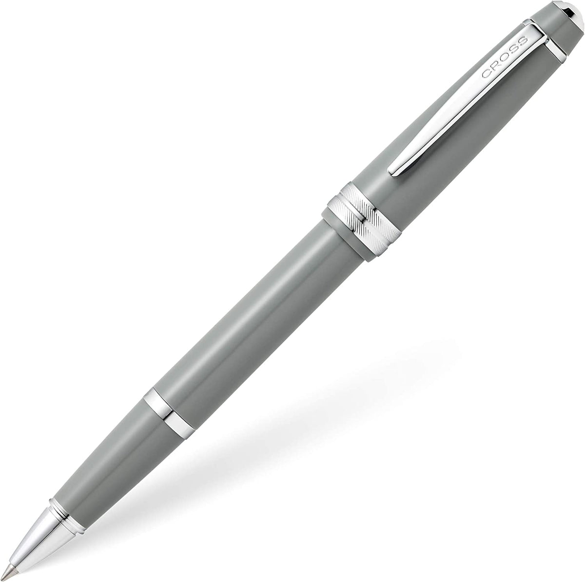 Cross Bailey Light Silver Tone Rollerball Pen with Cross Gift Box & Gift Bag AT0745