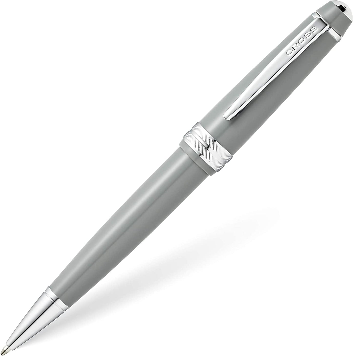 Cross Bailey Light Silver Tone Ballpoint Pen with Cross Gift Box & Gift Bag AT0742