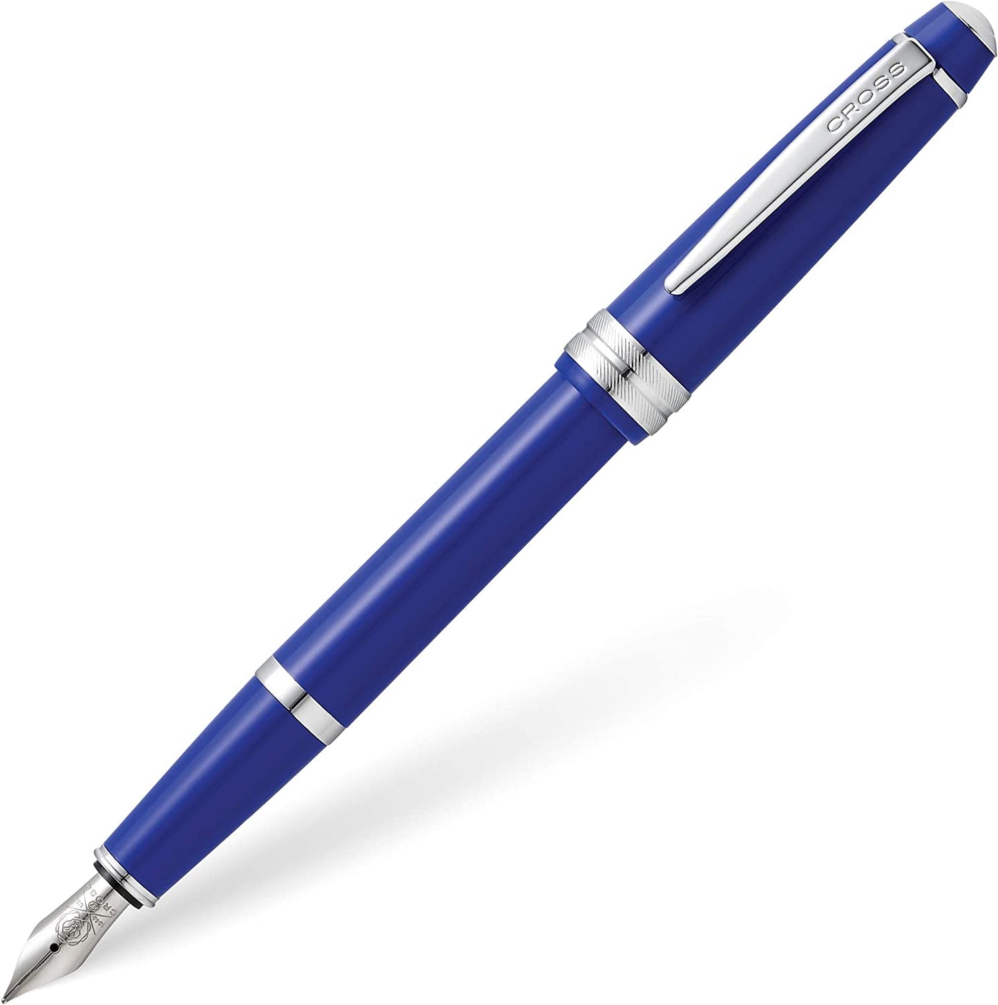 Cross Bailey Light Silver Tone Fountain Pen with Cross Gift Box & Gift Bag AT0746
