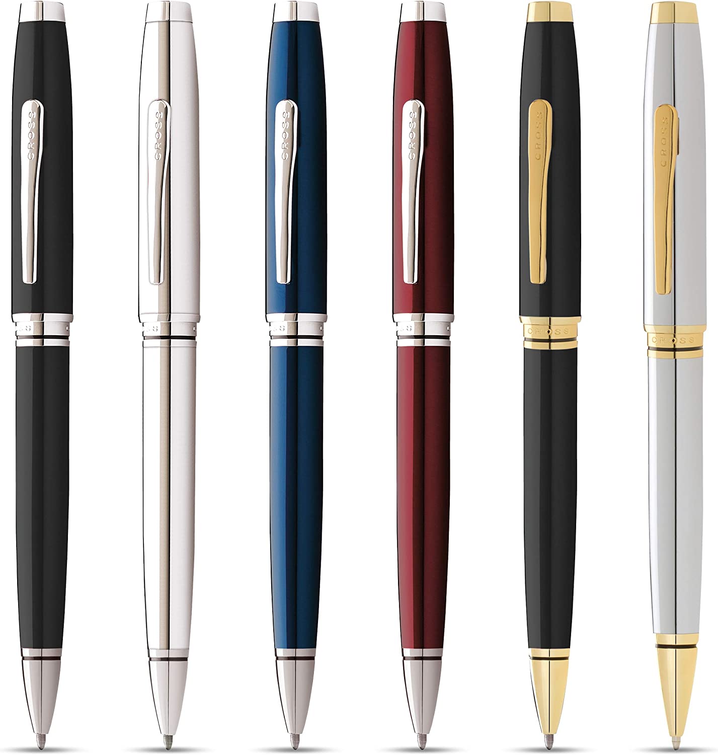 【Free Engraving】CROSS Coventry Ballpoint Pen with Cross Gift Box & Gift Bag Black/Gold