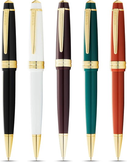 Cross Bailey Light Gold Tone Ballpoint Pen with Cross Gift Box & Gift Bag ‎AT0742