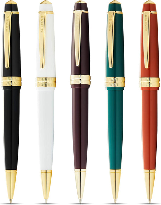 Cross Bailey Light Gold Tone Ballpoint Pen with Cross Gift Box & Gift Bag ‎AT0742