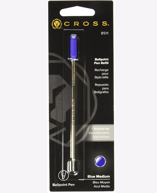 Cross Ballpoint Refill Blue Ink, Medium Point 8511