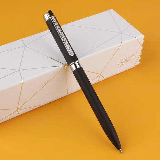 Rollerball Pen Swarovski Crystals 0.5 mm Fine Nib Gift Box