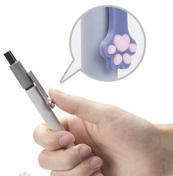 Cute Cat Paw Gel Pen Ballpoint Black Ink 5 pcs